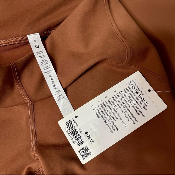 Lululemon Instill Tights High Rise Leggings Ancient Copper Nwt - Picture 9 of 10